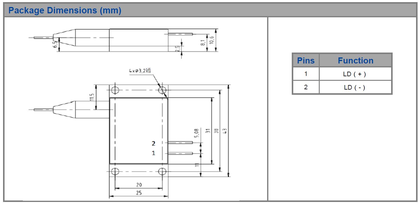 Unice K915FA3RN-30.00W 915nm 30W Fiber Coupled Diode Laser